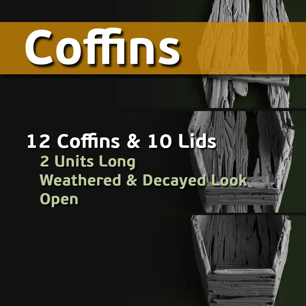Dungeon Coffins STL - dungeonIt